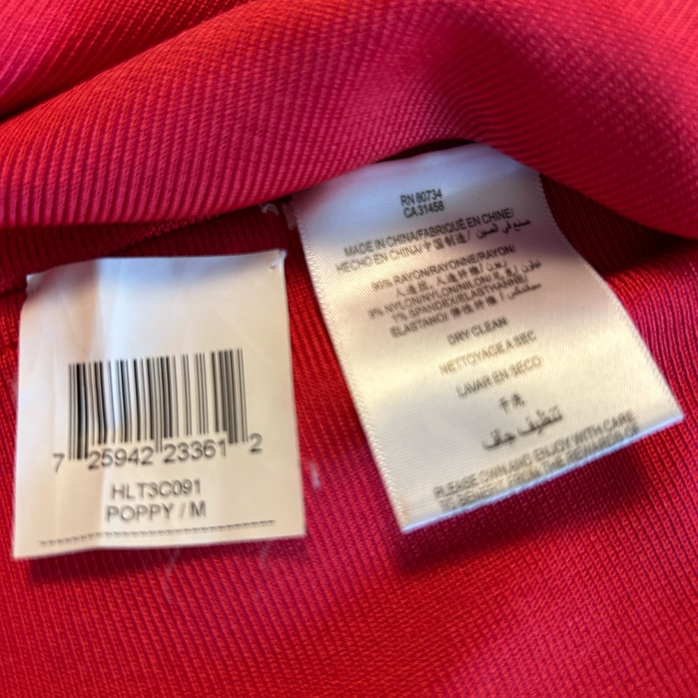 HERVÉ LÉGER Poppy Bandage Mini Pencil Skirt, Heavy Stretchy fabric, Sz Med - Picture 10 of 14